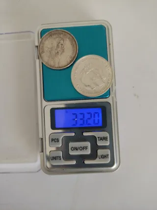 Hermosas monedas de plata