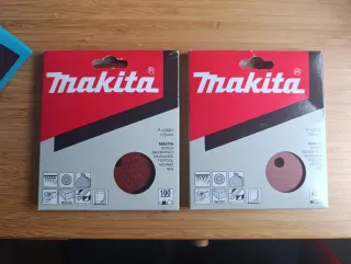 Lijas para lijadora 125mm grano 240 y grano 100