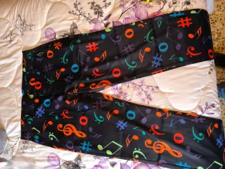 Traje Disfraz Carnaval Notas Musicales