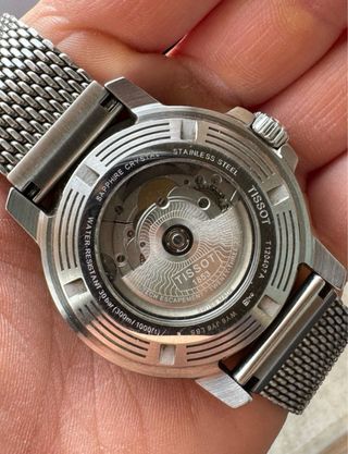 Tissot Seastar Powermatic 80 43mm Azul