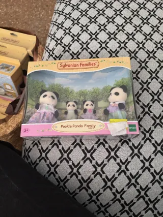 Familia Panda Pookie Sylvanian Families