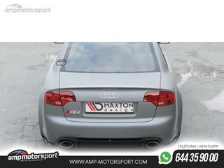 DIFUSOR TRASERO AUDI RS4 B7 2006-2008 NEGRO BRILLO