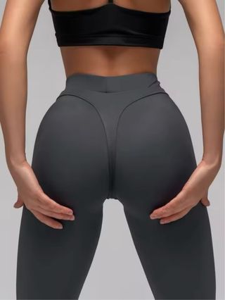 Leggings deportivos negros cintura alta