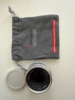 7Artisans 35mm f/1.4 Lente Plata Fujifilm