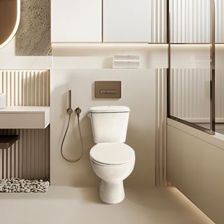 Inodoro Blanco, Wc Inodoro COMPLETO, Retrete para