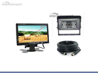 KIT DE PANTALLA 7" Y CÁMARA MARCHA ATRÁS PARA VEHÍCULOS GRANDES