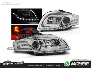 FAROS DELANTEROS LUZ DIURNA TUBE LIGHT PARA AUDI A4 B7 2004-2008