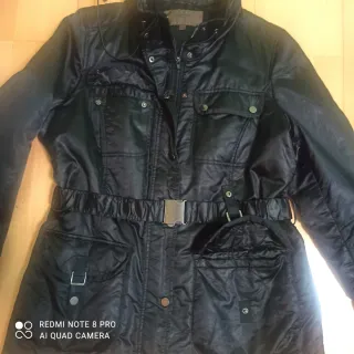 Cortefiel Chaquetón Acolchado Negro Talla 42