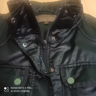 Cortefiel Chaquetón Acolchado Negro Talla 42