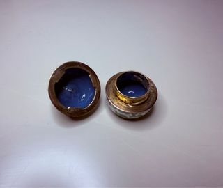 Caja Esmaltada tipo Cloisonné forma Manzana