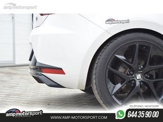 DIFUSOR TRASERO SEAT LEON 5F 2012-2016 NEGRO MATE