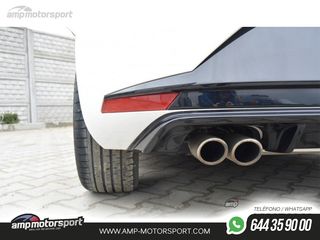 DIFUSOR TRASERO SEAT LEON 5F 2012-2016 NEGRO MATE