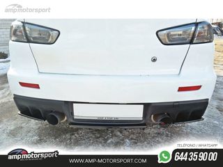 AÑADIDO DE DIFUSOR MITSUBISHI LANCER EVO X 2007-2015 NEGRO BRILLO