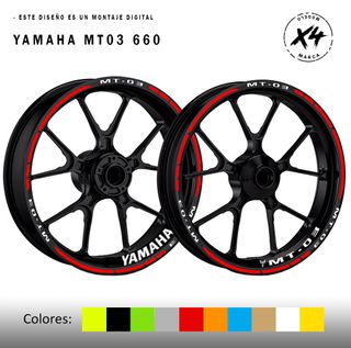 Pegatinas Yamaha MT03 660