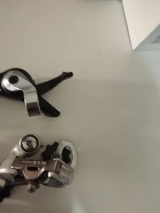 Juego Cambios Shimano STX cromados