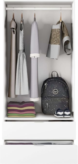 Habitdesign Armario ropero 2 Puertas abatibles 2 c