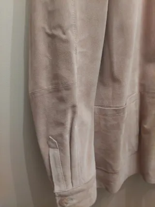 Chaqueta de ante beige caballero XL