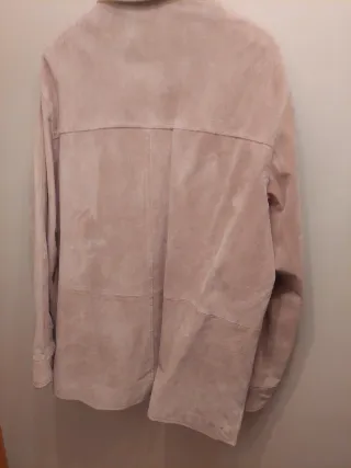 Chaqueta de ante beige caballero XL