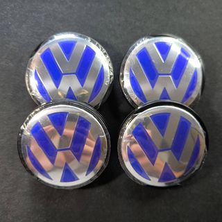 TAPABUJES VW 56mm AZUL EMBLEMA LLANTAS VOLKSWAGEN