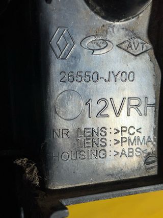 Piloto Trasero Renault Koleos