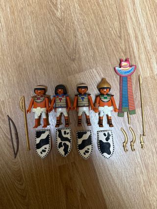 Playmobil Egipcios (4 figuras y accesorios)