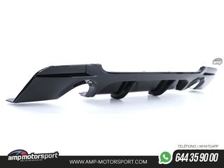DIFUSOR TRASERO NEGRO BRILLO BMW E92 E93 LOOK 335i