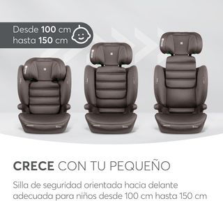 KikkaBoo Silla Coche Grupo 2-3 ISOFIX (15-36 kg) i