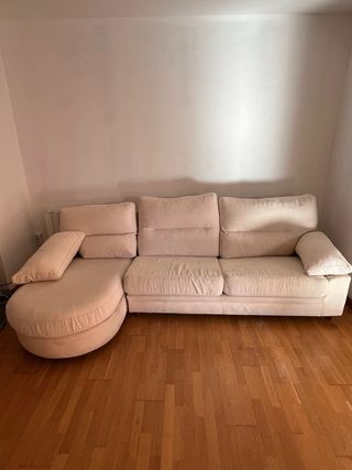 Sofá Chaiselongue Beige