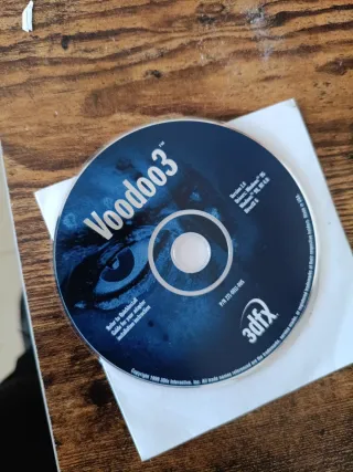 CD original drivers 3dfx Voodoo3 – Windows 95/98