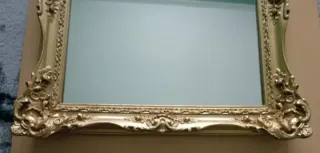 Espejo Marco Dorado Estilo Barroco