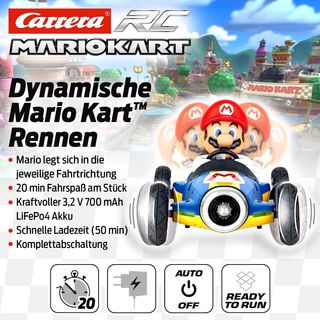 - Carrera - 370181066-2,4GHz Mario Kart Mach 8,