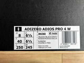 Adidas Adizero Adios Pro 4