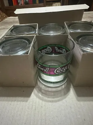 Set 6 Bicchieri Coca Cola Vintage