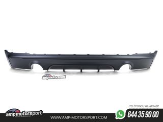 DIFUSOR TRASERO BMW SERIE 2 F22 / F23 LOOK M-PERFORMANCE NEGRO MATE