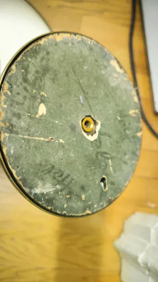 Lampada vintage metallo dorato anni 60