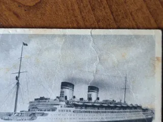 Cartolina d'epoca Conte di Savoia del 1930 buone c