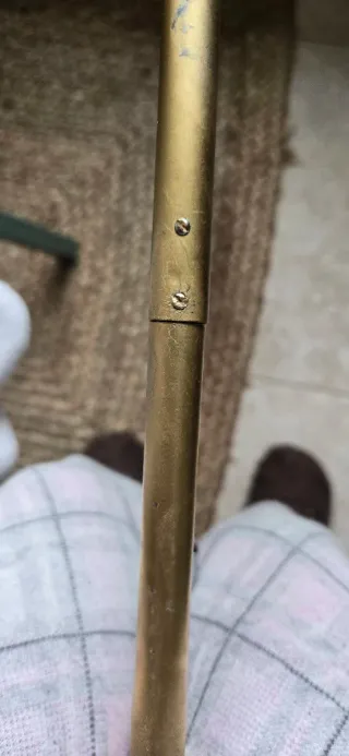 Espejo Marco Metálico Dorado