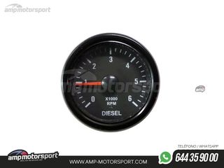 RELOJ RPM DIESEL NEGRO