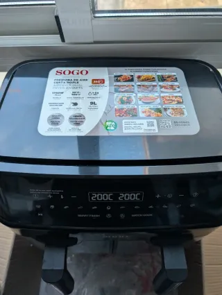 Freidora de aire SOGO doble cesta