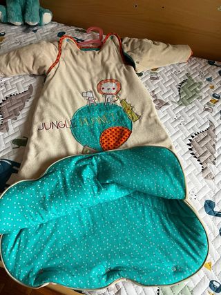 Dos sacos de dormir, para bebé. (Invierno-Verano)