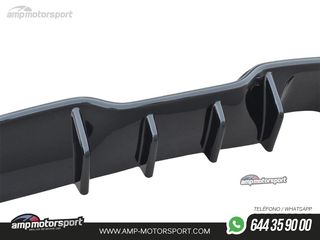 DIFUSOR TRASERO FORD FIESTA ST MK7 2012-2017 NEGRO BRILLO