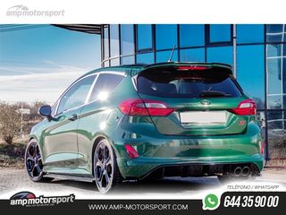 DIFUSOR TRASERO FORD FIESTA MK8 2017-- NEGRO MATE