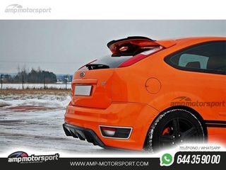 DIFUSOR TRASERO FORD FOCUS ST MK2 2004-2007 NEGRO BRILLO