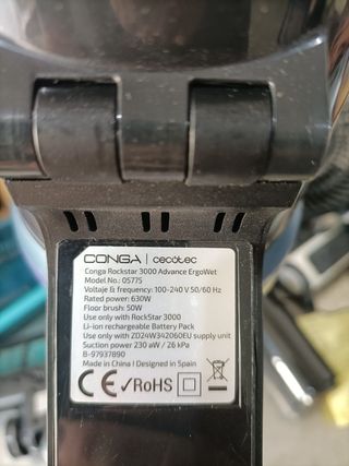 - Cecotec Aspirador Escoba Digital Sin Cable Con