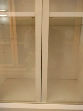 Estantería doble puerta cristal GNEDBY CDs