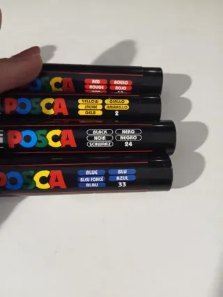 Rotuladores Posca colores surtidos
