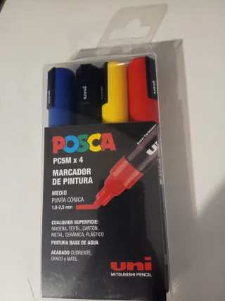 Rotuladores Posca colores surtidos
