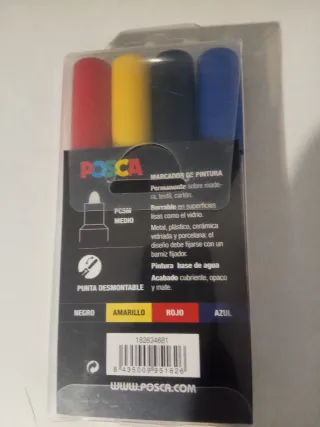 Rotuladores Posca colores surtidos