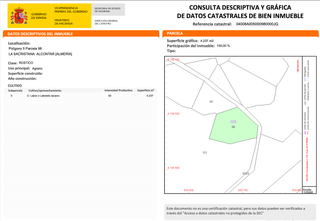 Terreno Rústico de secano