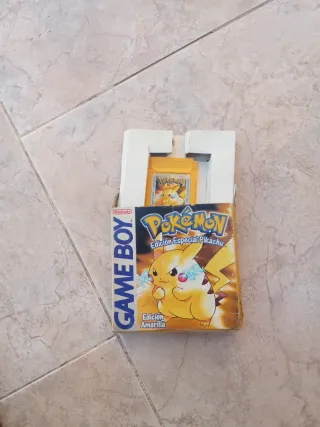 Pokémon Amarillo Edición Especial Pikachu Game Boy